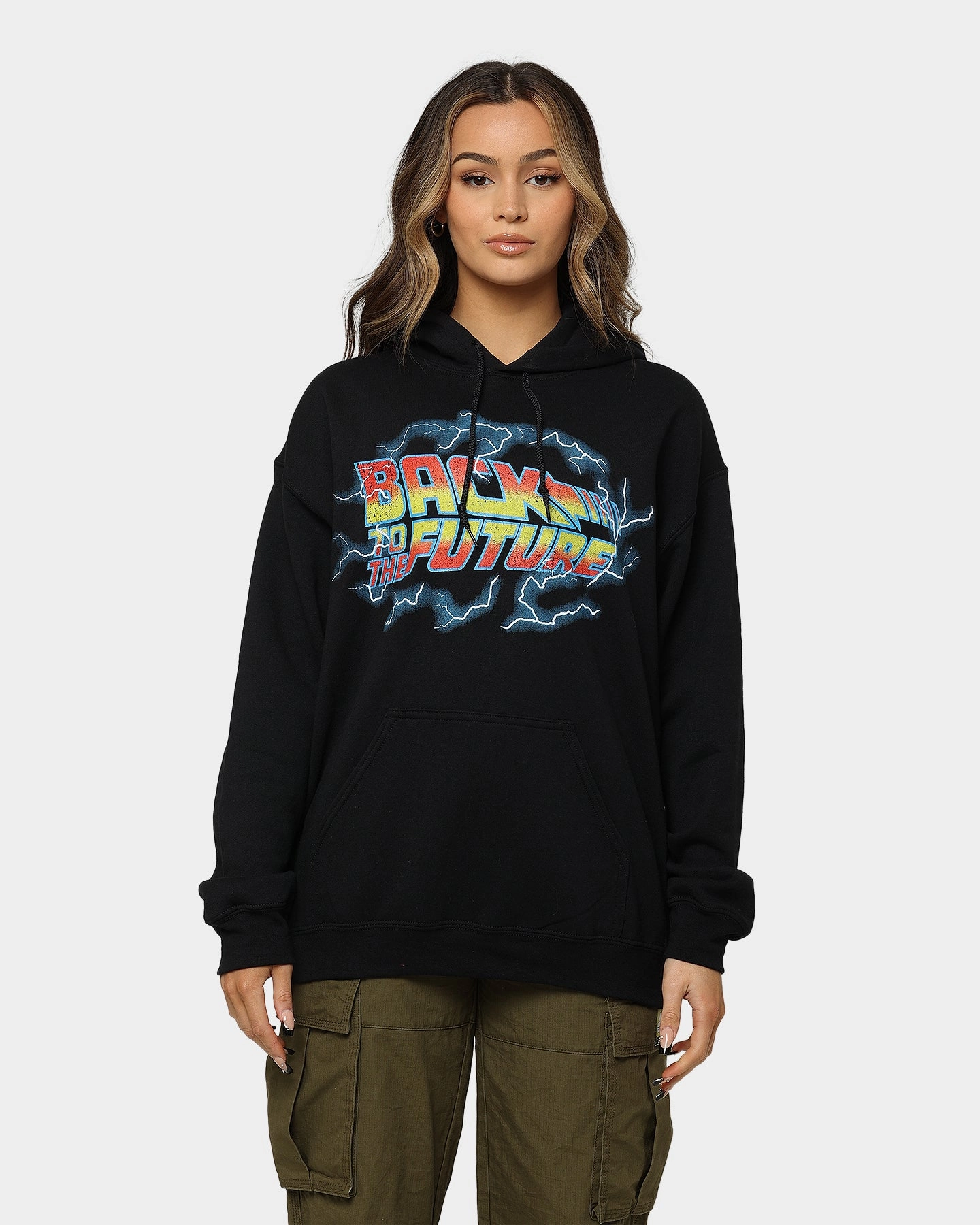 FlexibleMovement American Thrift X Back To The Future Back To The Future 1 Hoodie Black