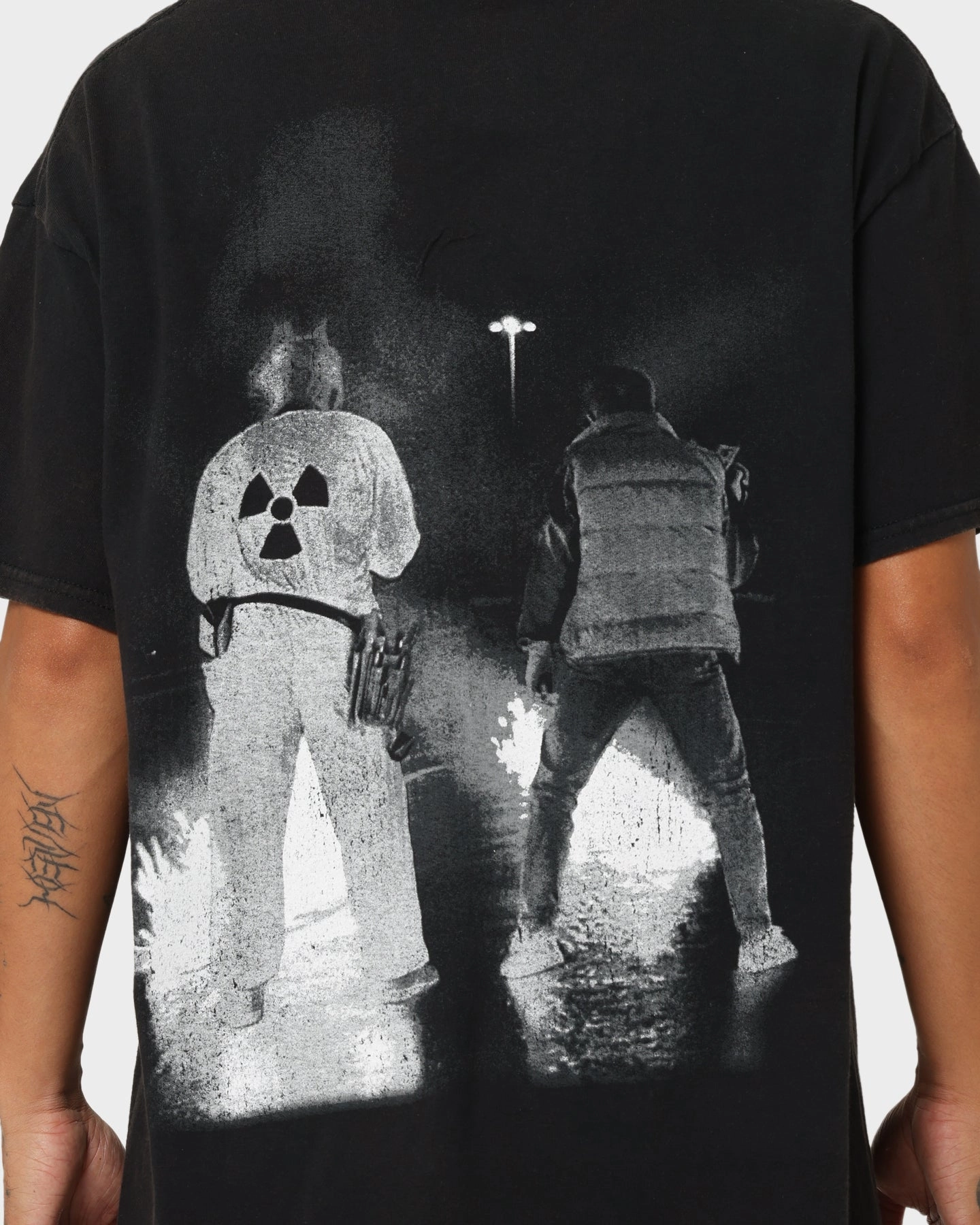 American Thrift X Back To The Future Back To The Future 1 Vintage T-Shirt Washed Black ComfortOptimizedConstruction Ultra Soft Texture