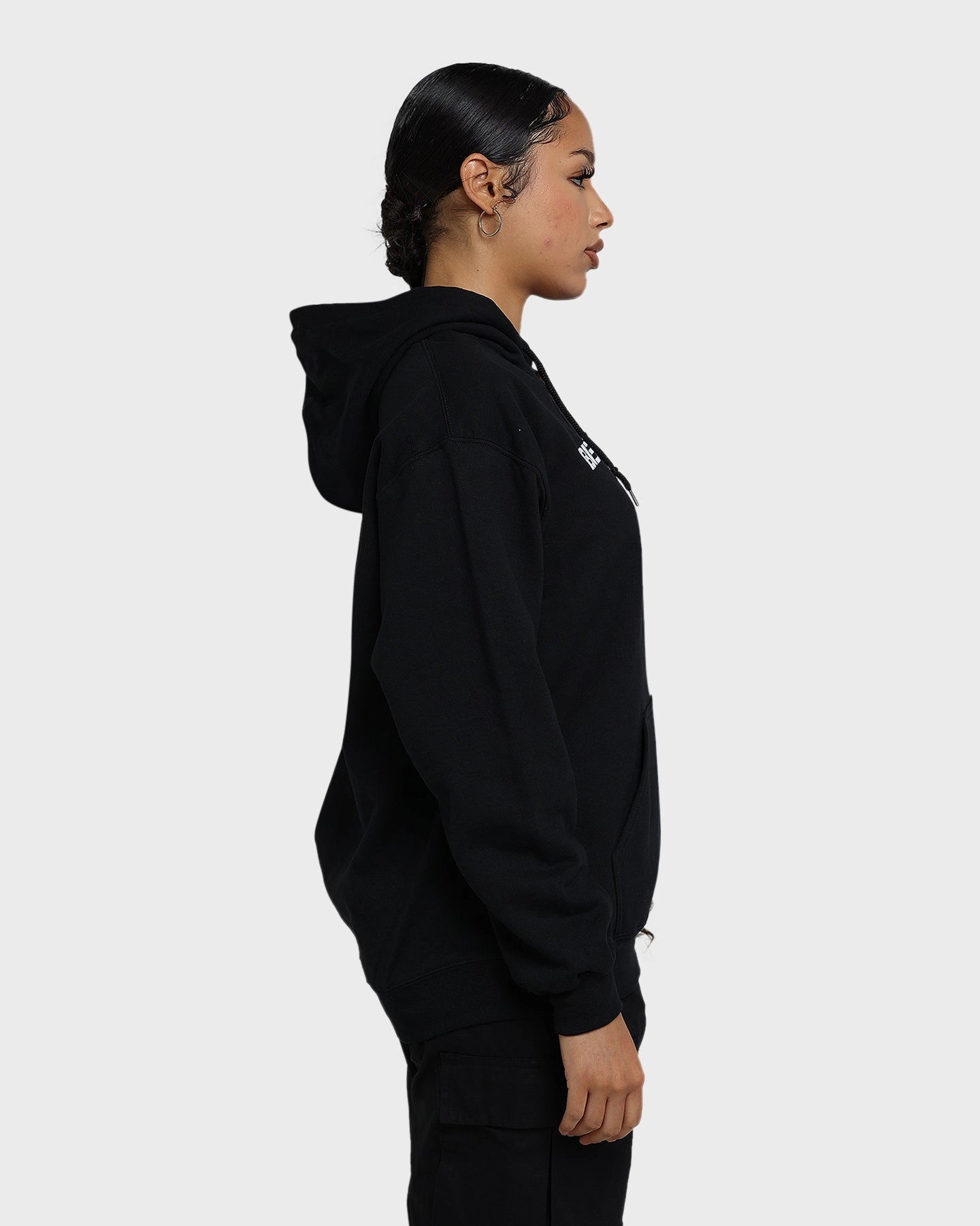 American Thrift X Beverly Hills Cop Logo Hoodie Black Aid