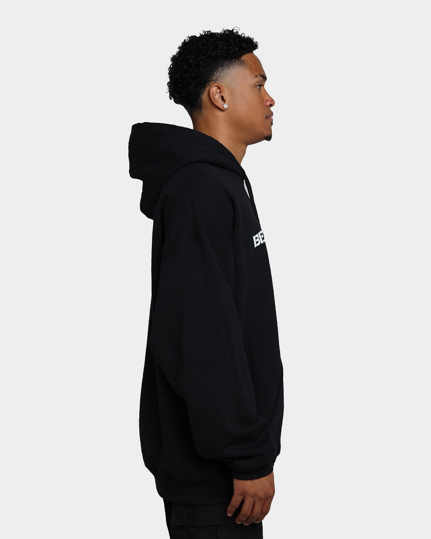 American Thrift X Beverly Hills Cop Logo Hoodie Black Glasses