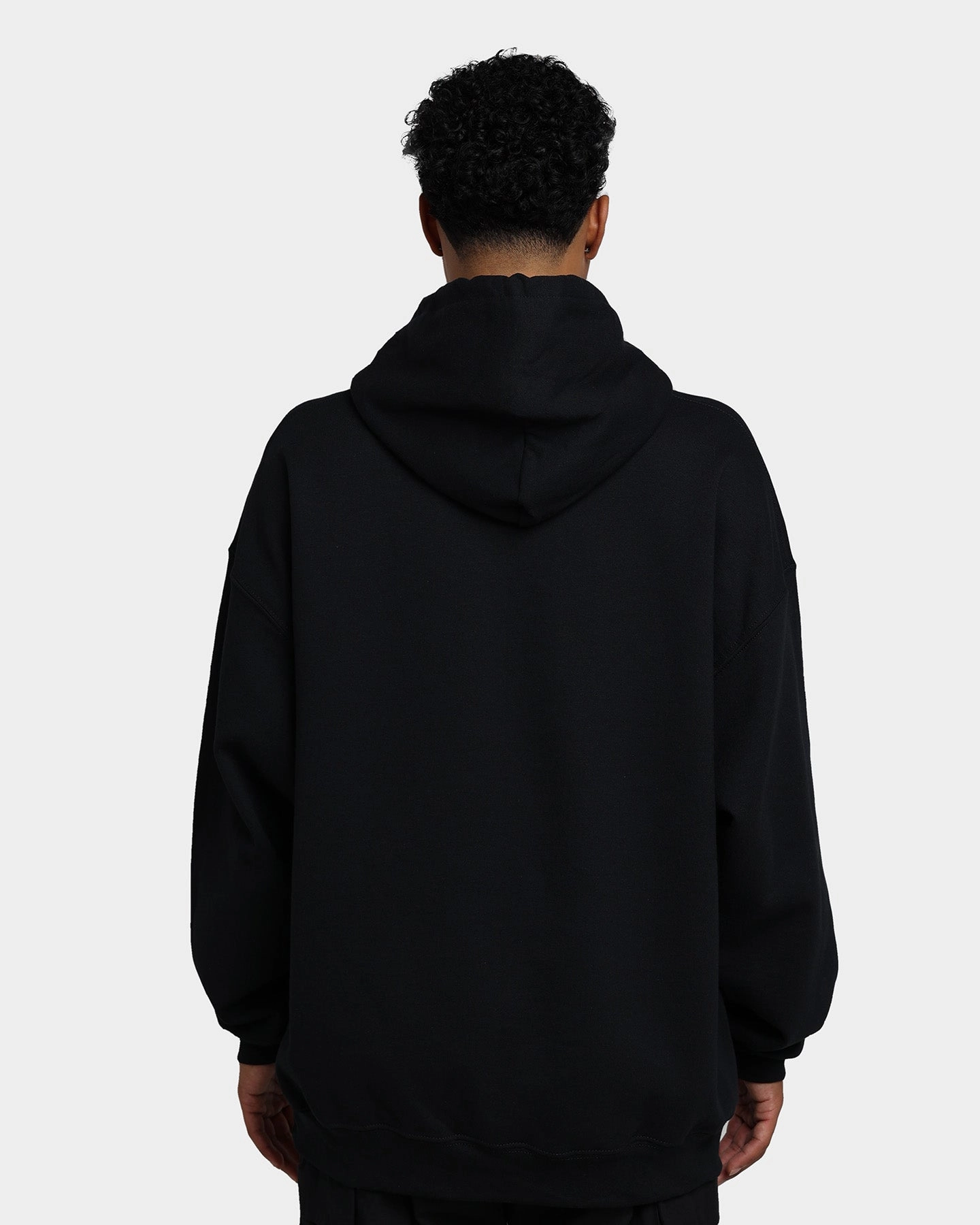 American Thrift X Beverly Hills Cop Logo Hoodie Black Classic Fit Emblem