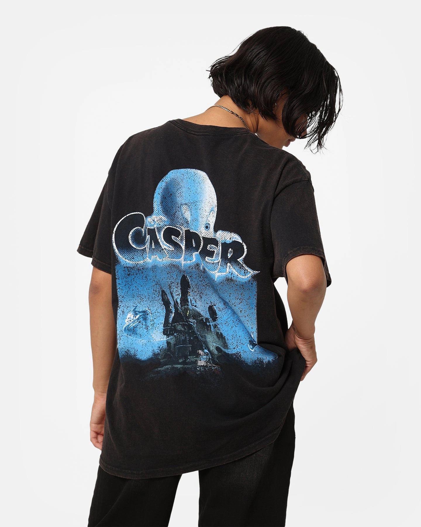 American Thrift X Casper Casper Vintage T-Shirt Black Wash Cozy Layers