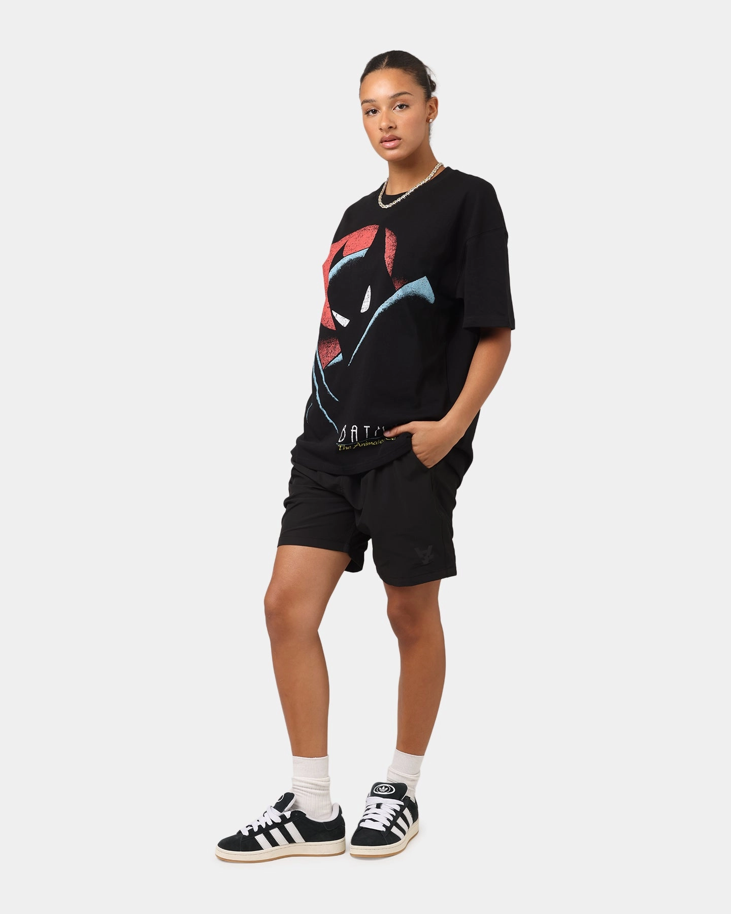 Soft and Relaxed American Thrift X DC 1993 Batman Vintage T-Shirt Black