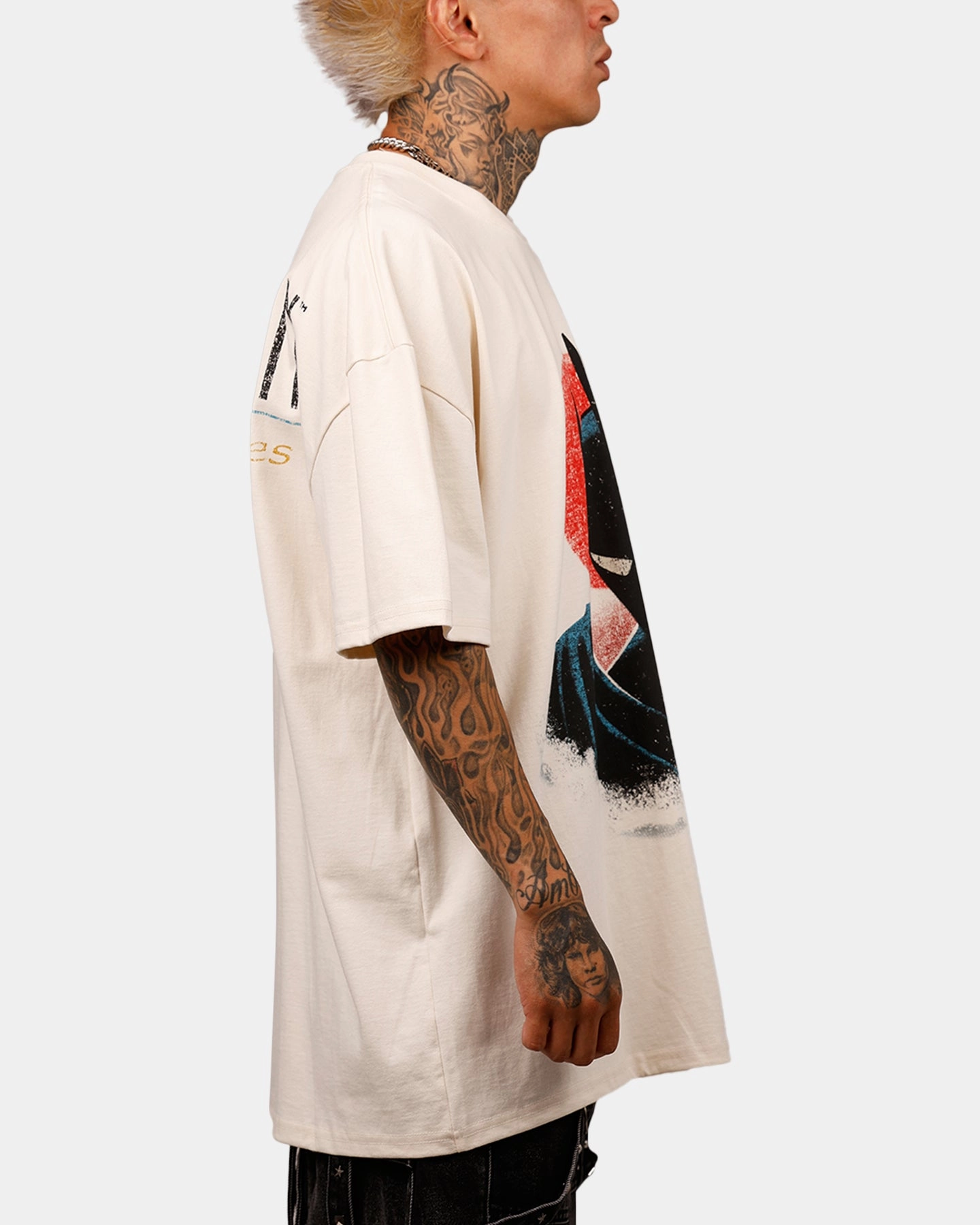 American Thrift X DC 97' Batman Heavyweight T-Shirt Off White discount offer