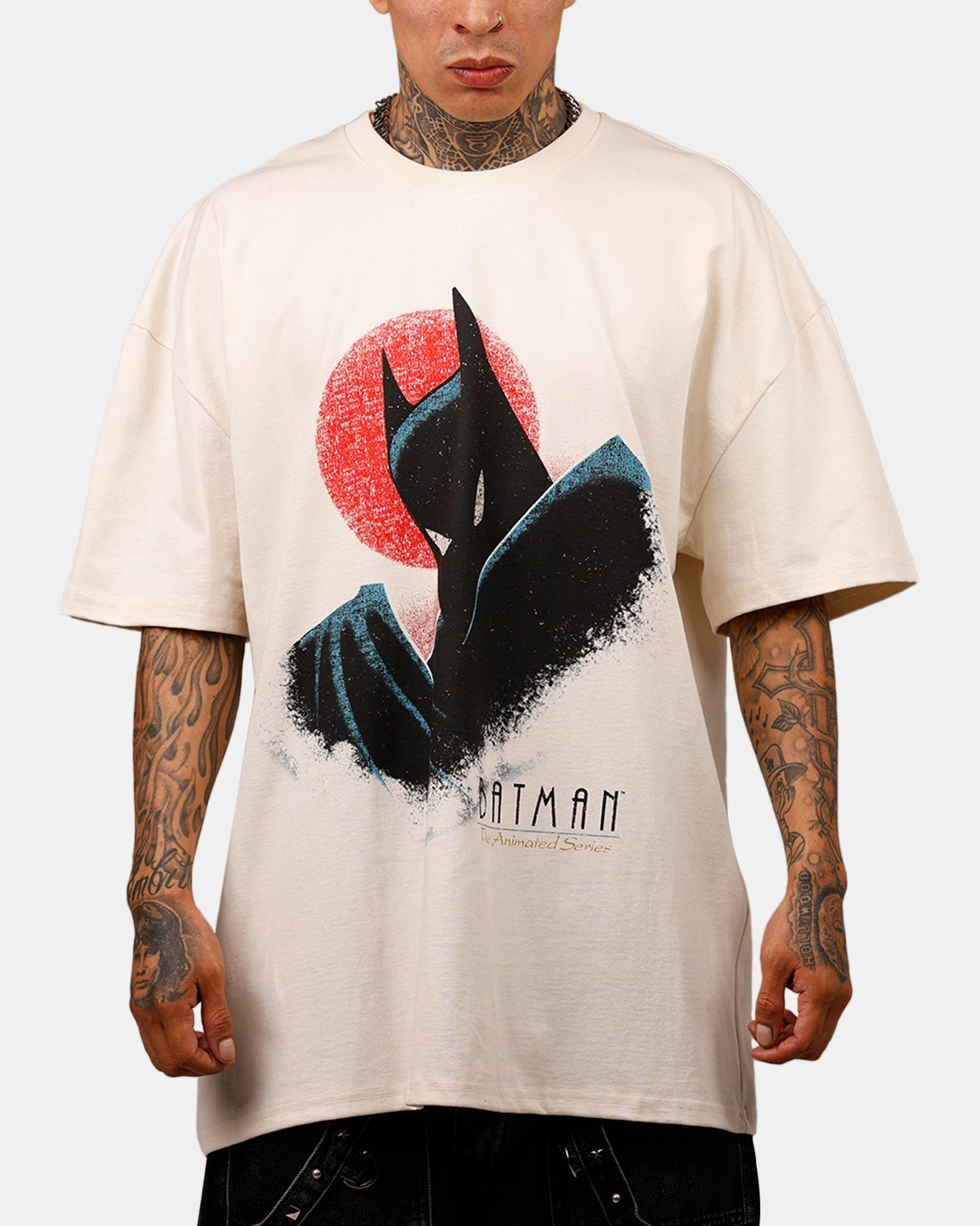 American Thrift X DC 97' Batman Heavyweight T-Shirt Off White Active Essentials