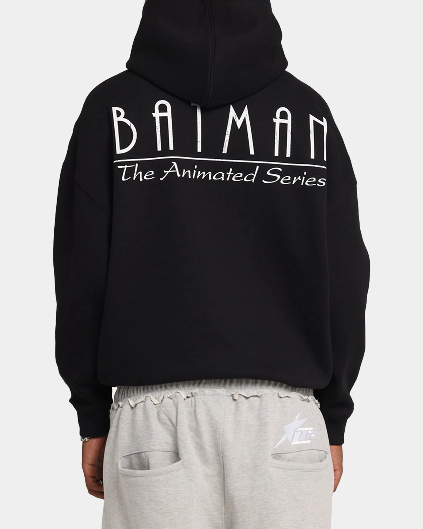 Crew - friendly American Thrift X DC Batman The Animated Premium Hoodie Black