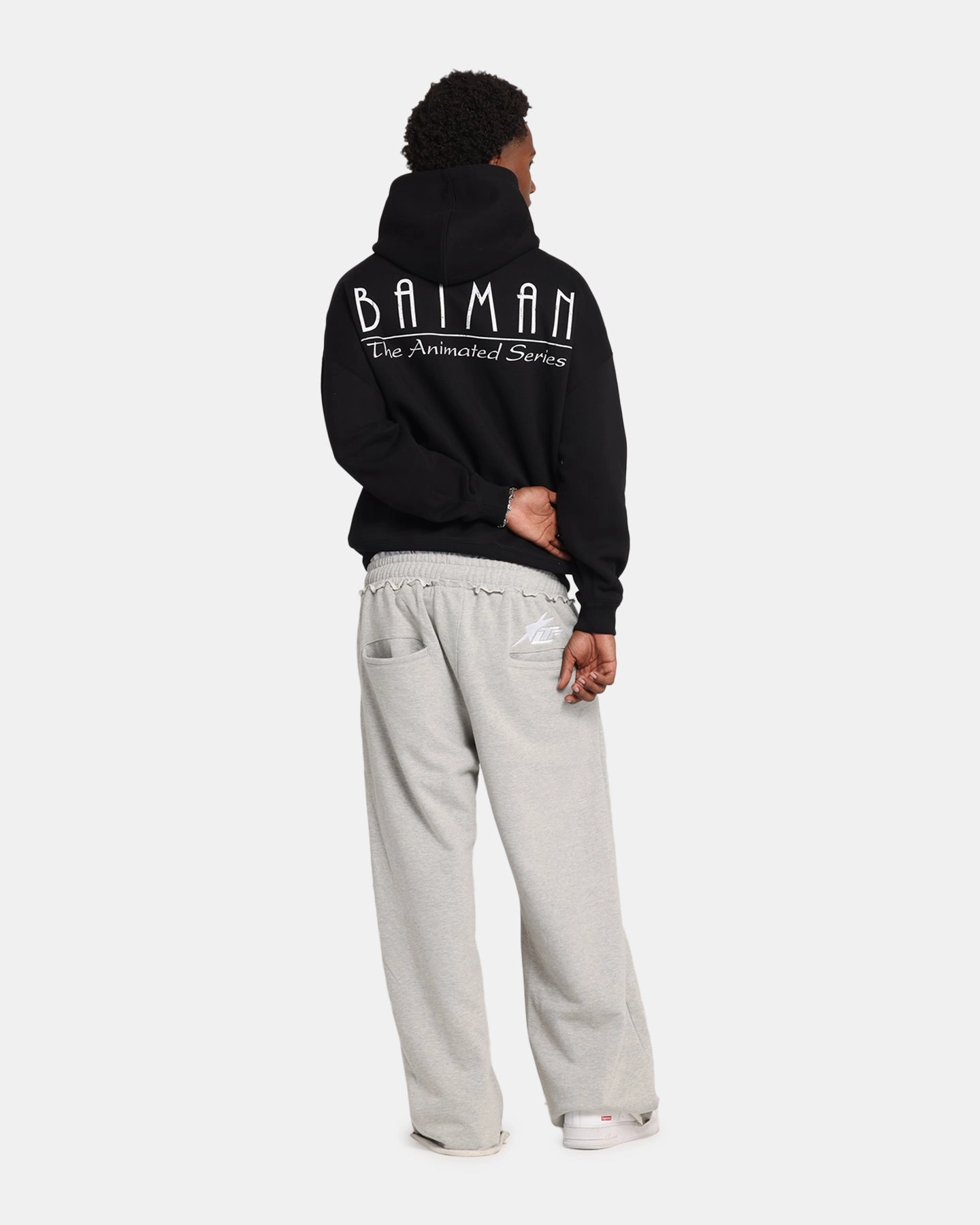 Moisture Activated Cooling American Thrift X DC Batman The Animated Premium Hoodie Black