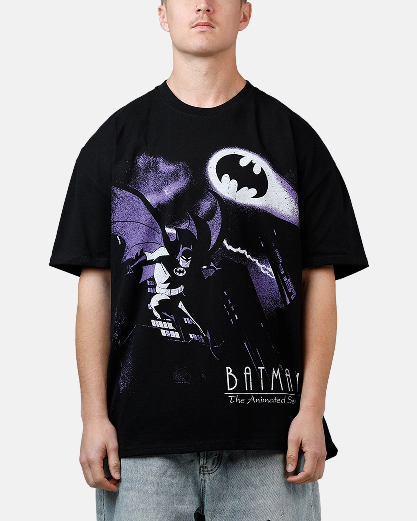 Outdoor Sports American Thrift X DC Batman The Animated Series Heavyweight T-Shirt Black