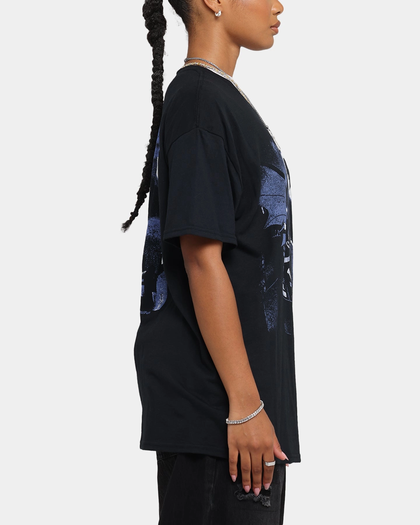 Reinforced Shoulder WrinkleResistant American Thrift X DC Batman The Animated Series T-Shirt Black