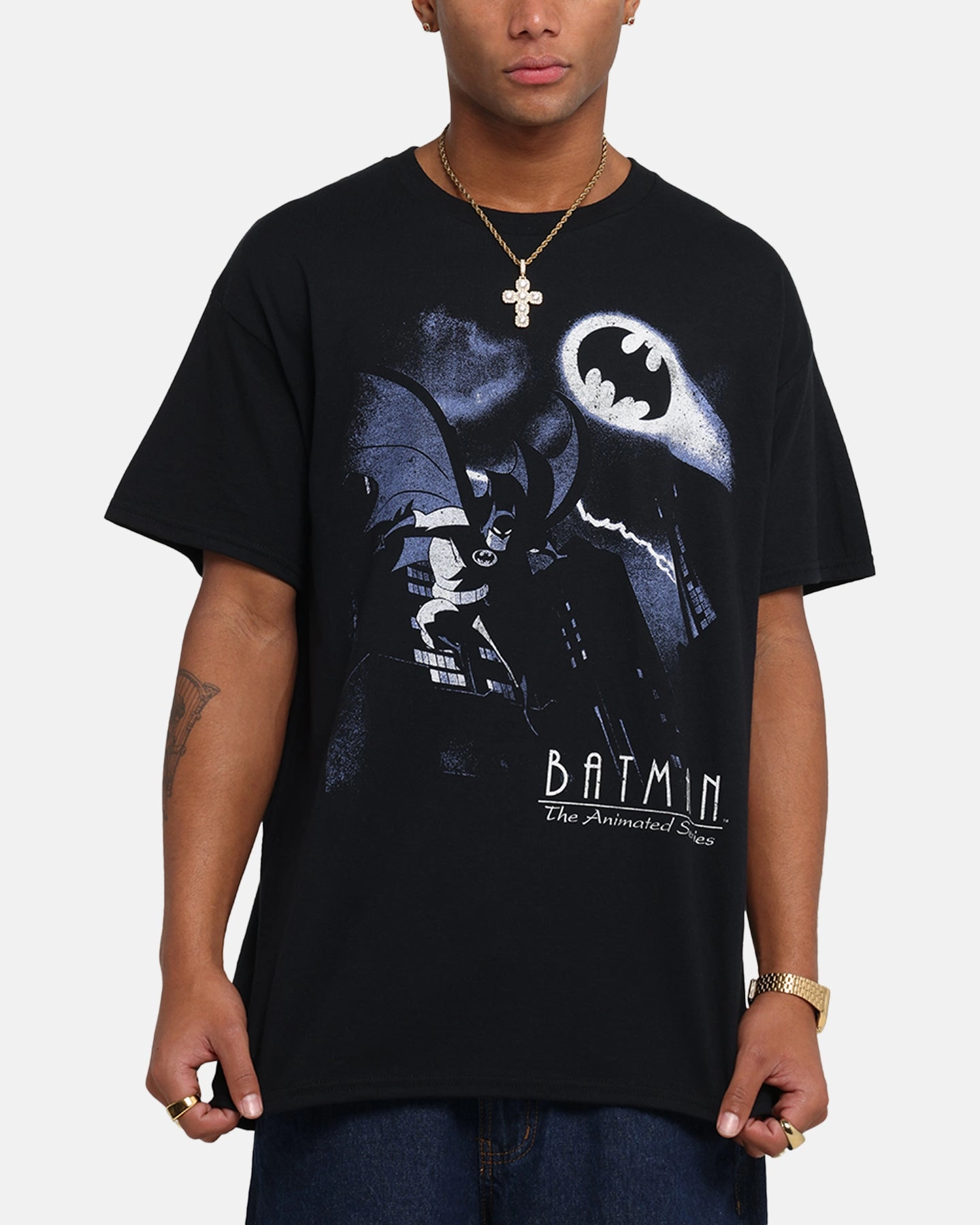 Classic Vibes discount offer American Thrift X DC Batman The Animated Series T-Shirt Black