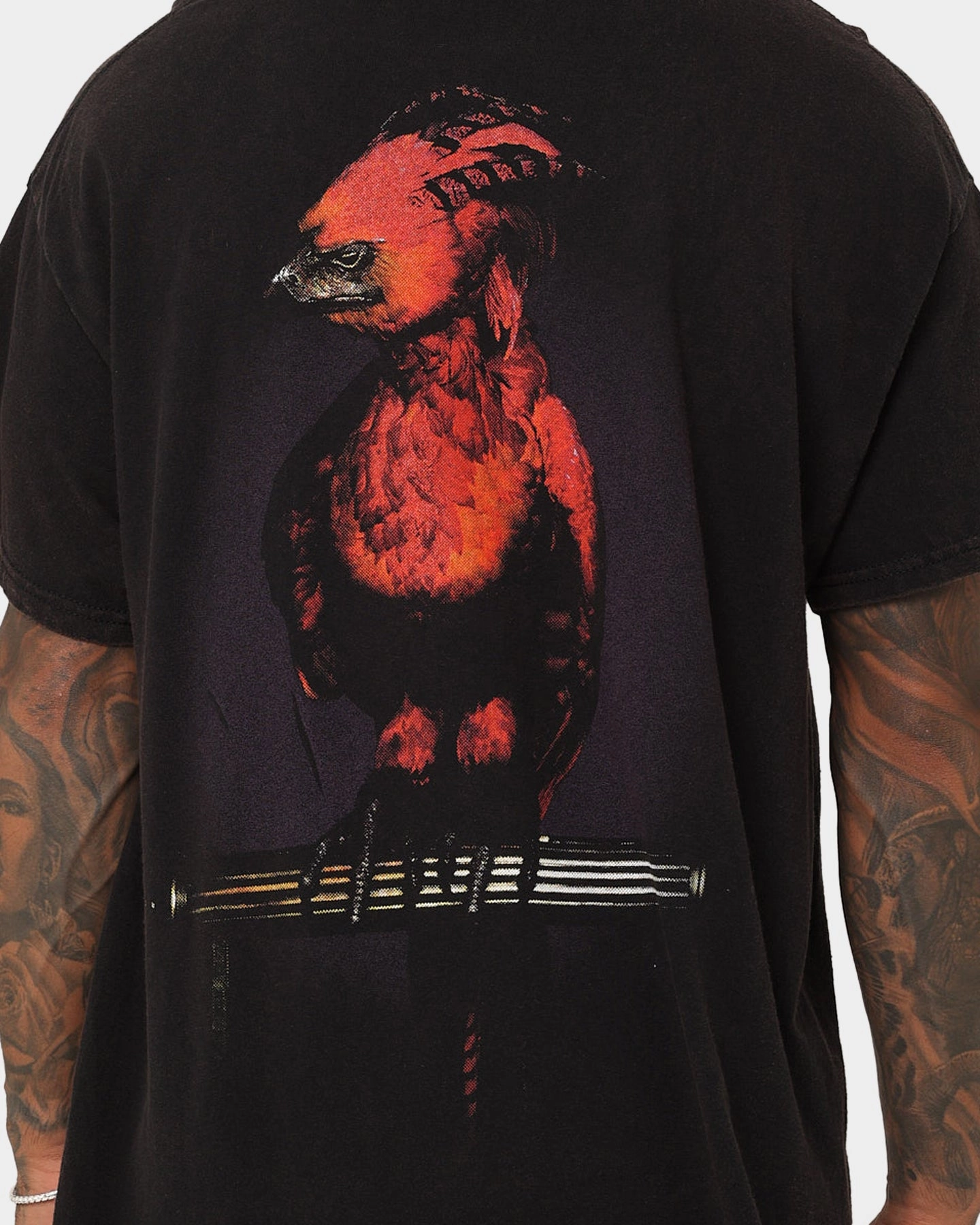 NoSideSeams American Thrift X Harry Potter Dumbledore Vintage T-Shirt Black Wash