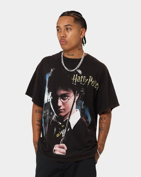 American Thrift X Harry Potter Potter Vintage T-Shirt Black Wash Antibacterial Treatment
