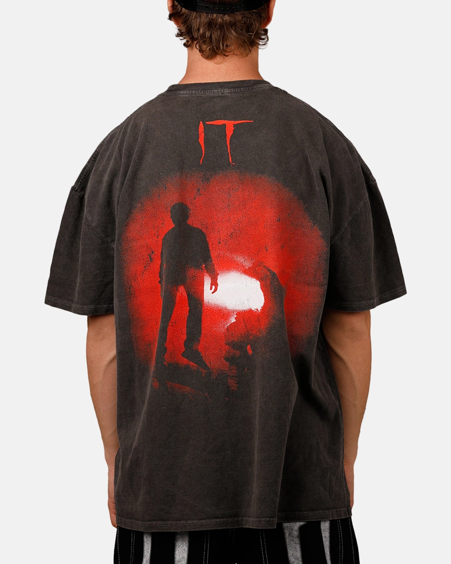 Machine washable Fresh Style American Thrift X IT 'Horror Classics' The Dead Lights Heavyweight T-Shirt Black Wash