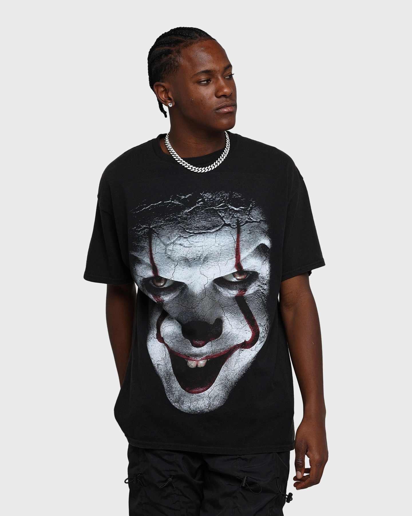 American Thrift X IT Pennywise Vintage T-Shirt Black Wash Daily Trend Look
