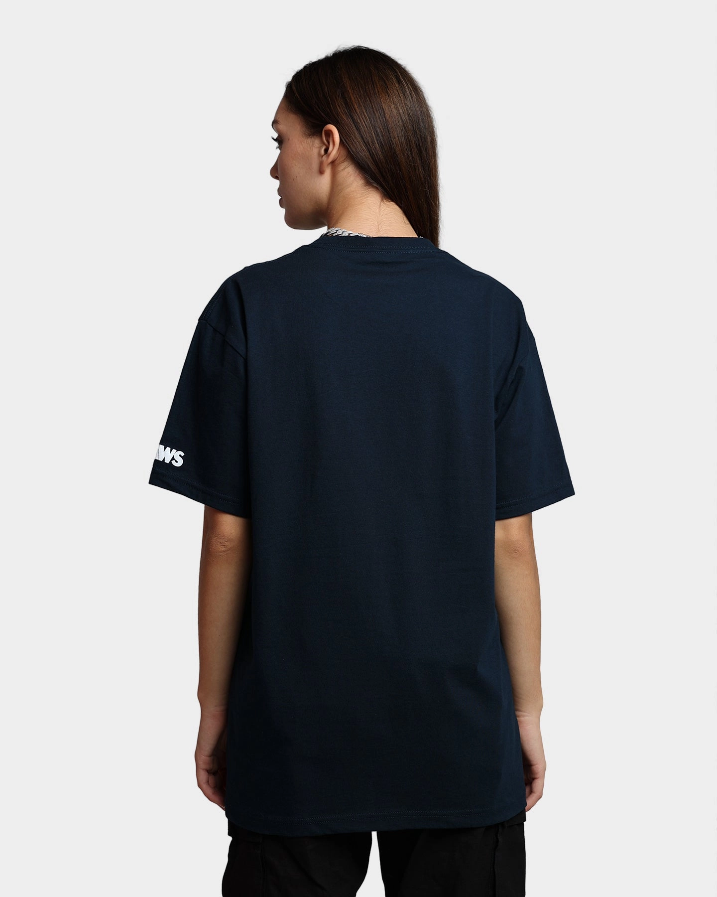Minimalist Style American Thrift X Jaws Jaws Vintage T-Shirt Navy