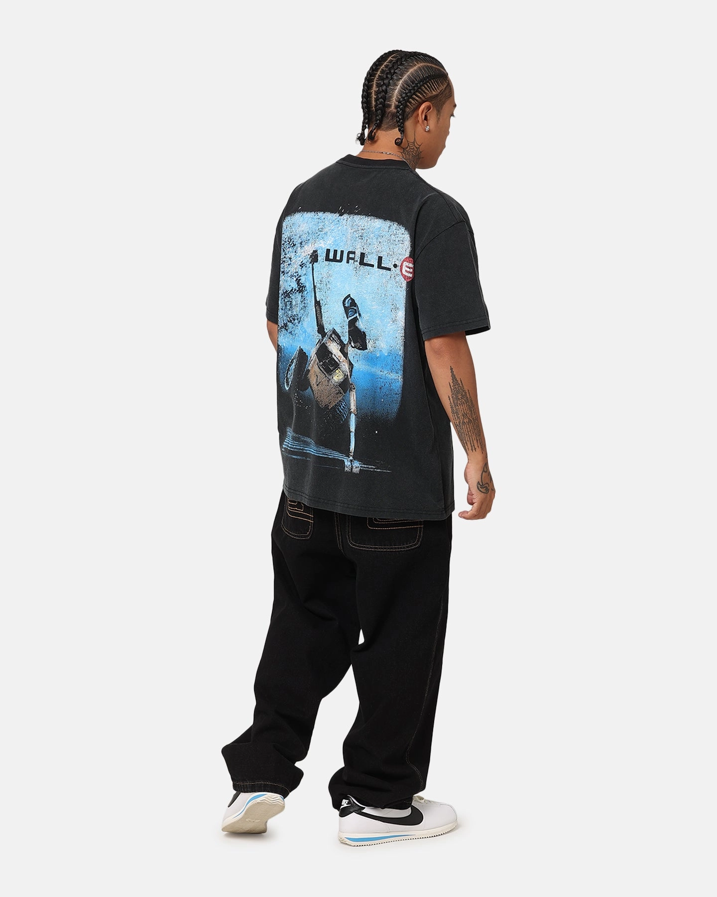 Lightweight Shirt American Thrift X Pixar Wall.E Heavy T-Shirt Vintage Black