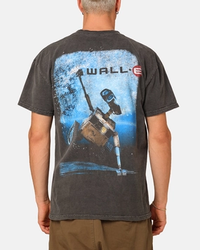 American Thrift X Pixar Wall.E Heavyweight T-Shirt Black Wash Outdoor Wear Indoor Comfort