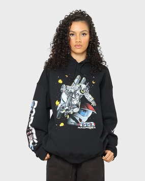 Flex Mobility System Nightwear American Thrift X Robotech Macros Saga Hoodie Black