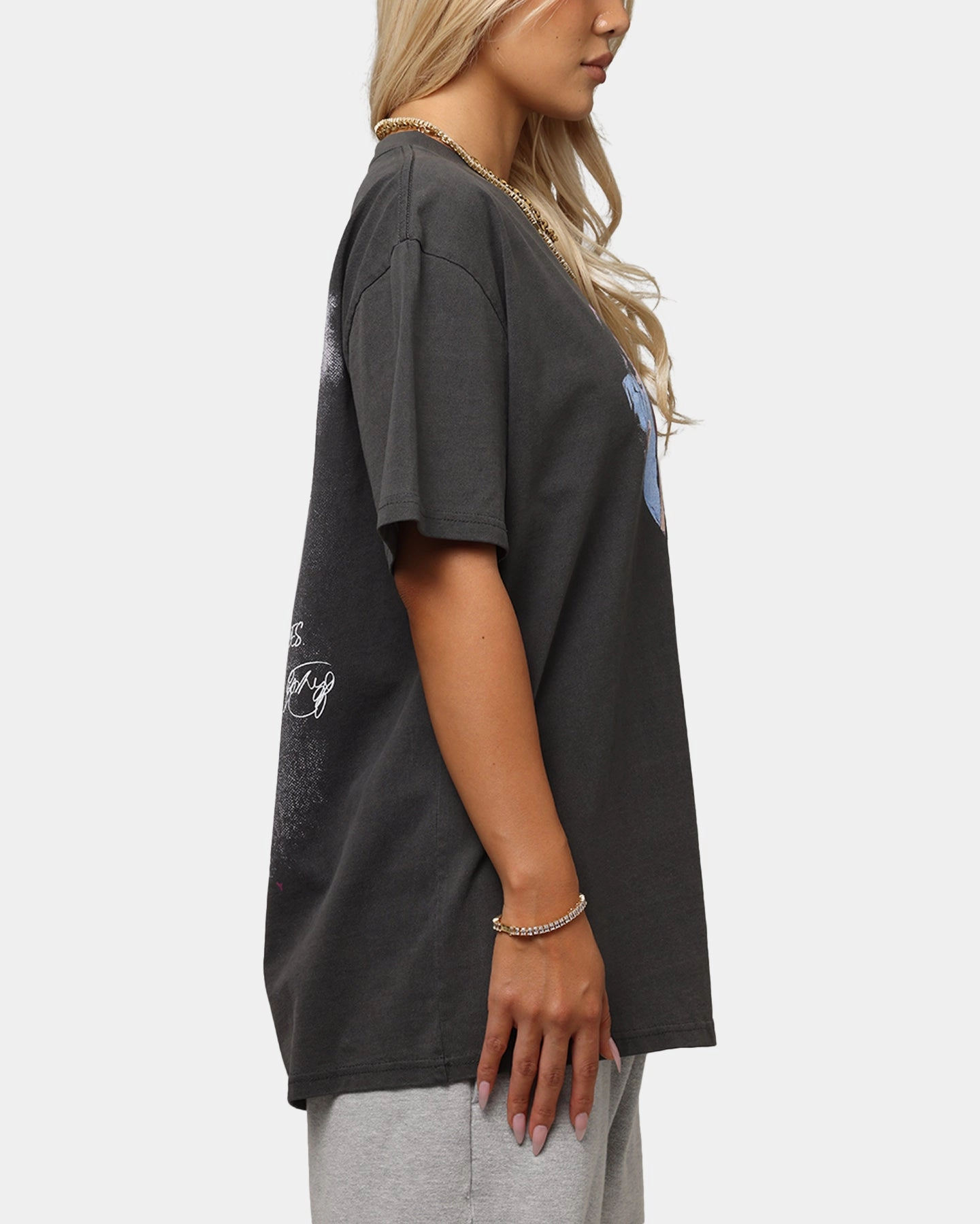 American Thrift X Scott Pilgrim Ramona & Scott Heavy T-Shirt Black Wash Weekend Essential