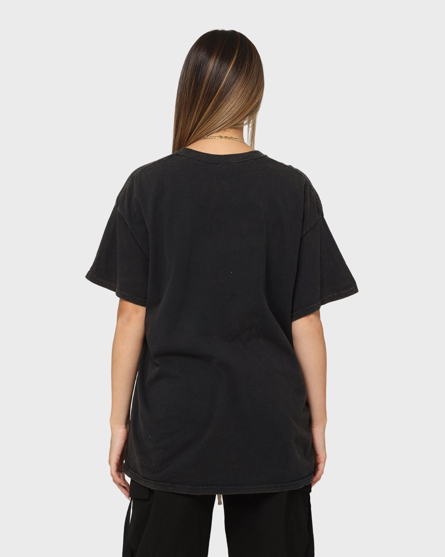 American Thrift X Seven Seven Vintage T-Shirt Black Wash Running Speed