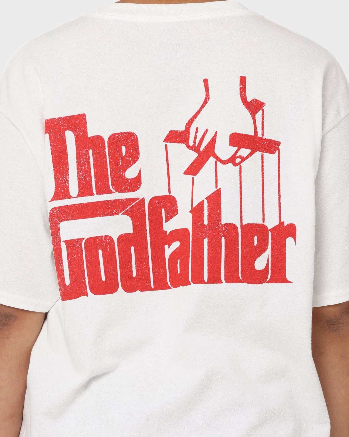 Trendy Style American Thrift X The Godfather The Godfather Cat T-Shirt White