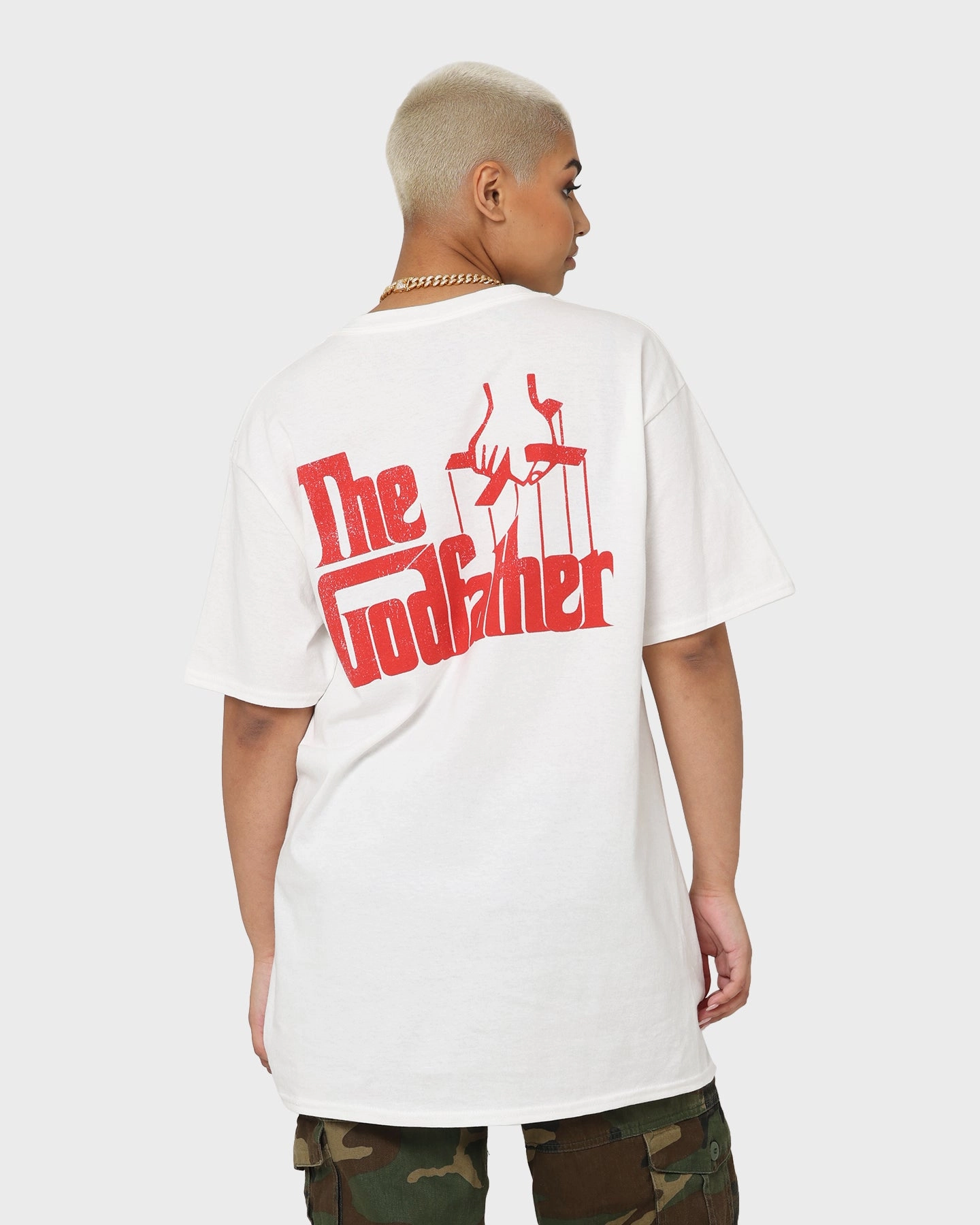 American Thrift X The Godfather The Godfather Cat T-Shirt White Perfect Layer Wear Minimalist Design