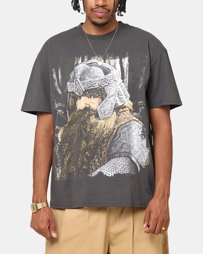 TemperatureRegulating Sustainable Production Process American Thrift X The Lord Of The Rings Gimli Heavy T-Shirt Black Wash