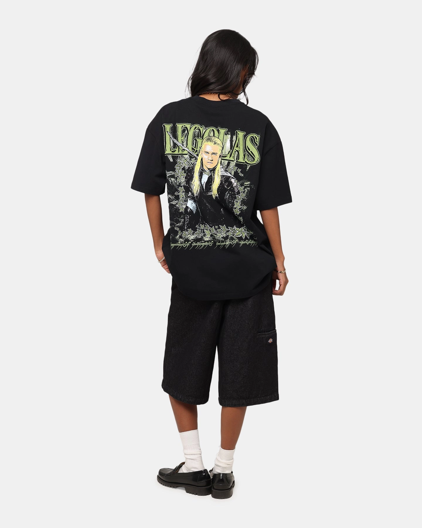 American Thrift X The Lord Of The Rings Legolas Heavy T-Shirt Black Outdoor Ready