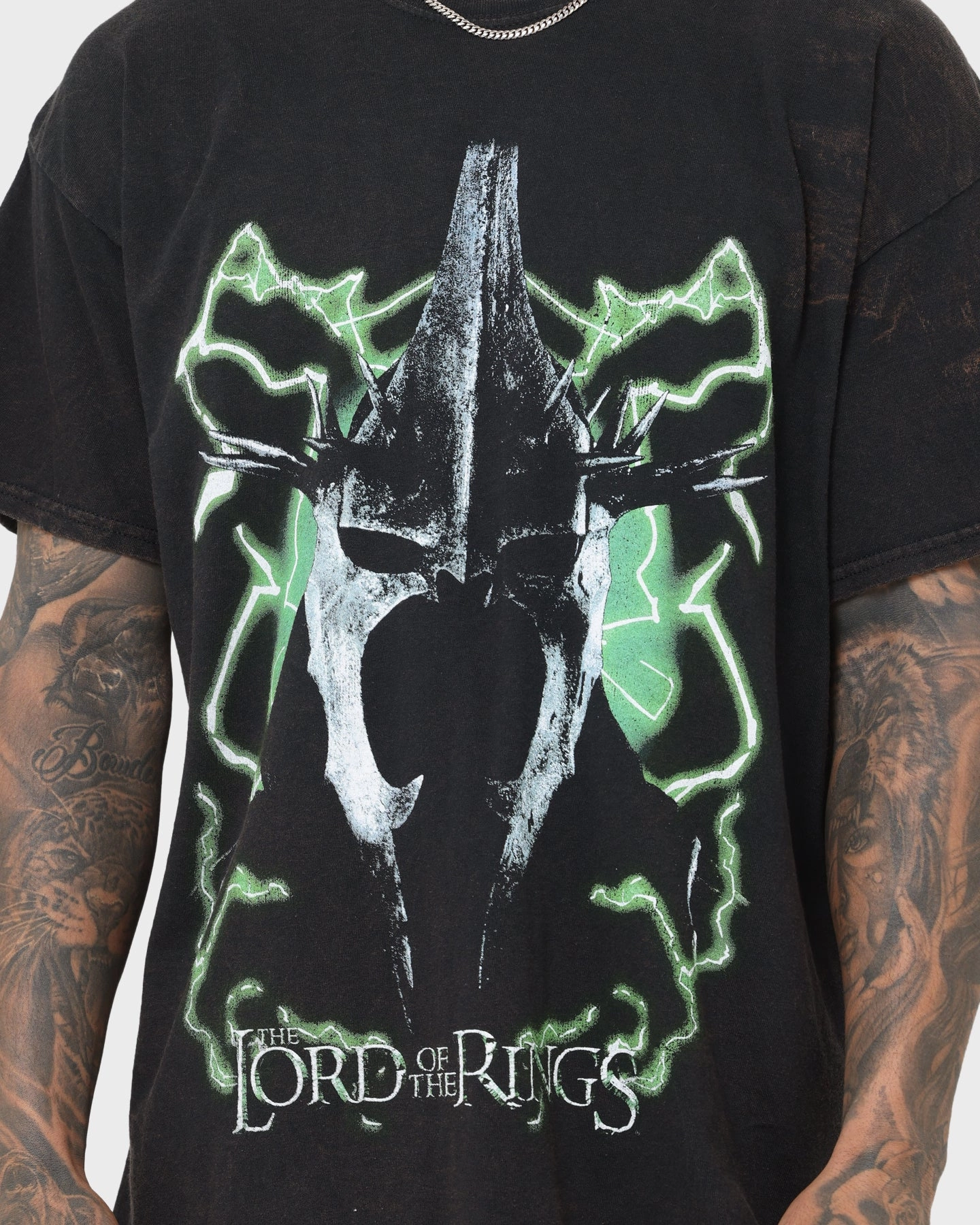 Casual Day Wear Comfort and style American Thrift X The Lord Of The Rings Witch Kings Of Angmar Vintage T-Shirt Washed Black