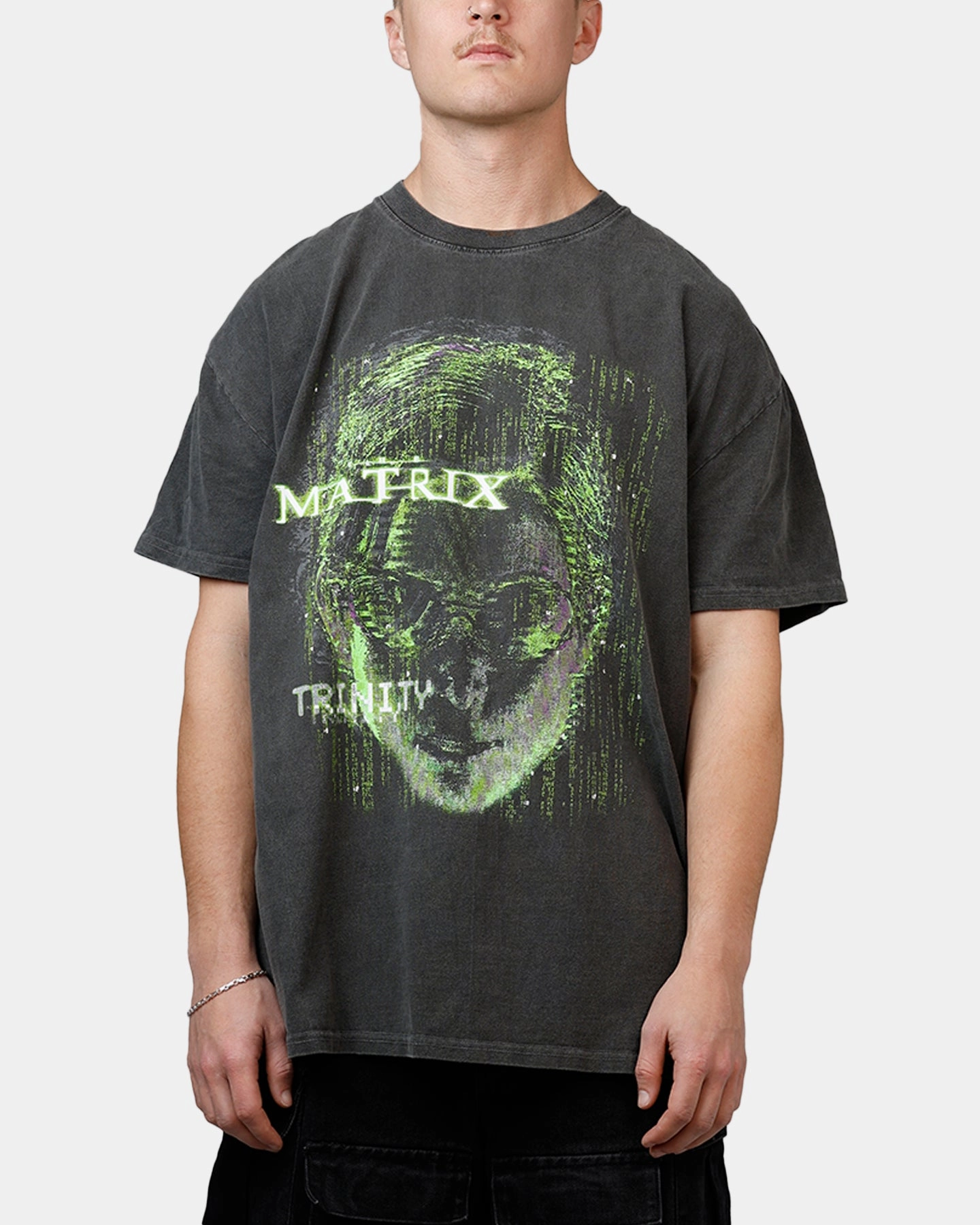 American Thrift X The Matrix Trinity Heavyweight T-Shirt Black Easy Wear Option homecoming