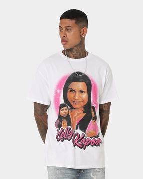 Urban Fashion American Thrift X The Office Kelly Kapoor Vintage T-Shirt White