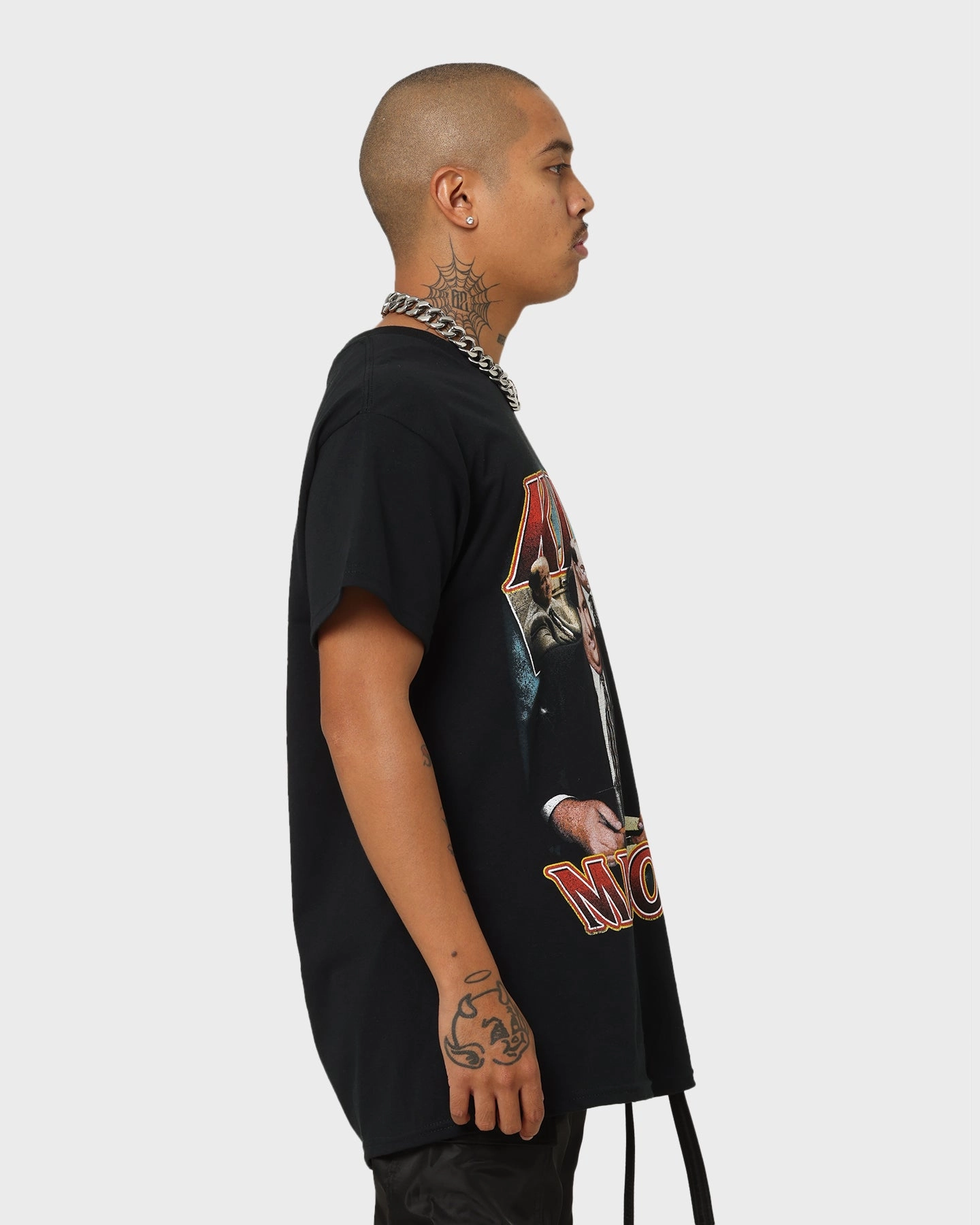 American Thrift X The Office Kevin Malone Vintage T-Shirt Black Modern Layer All-Season Wear