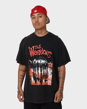 SkinFriendlyFibers City Fashion American Thrift X The Warriors The Warriors Vintage T-Shirt Black Wash