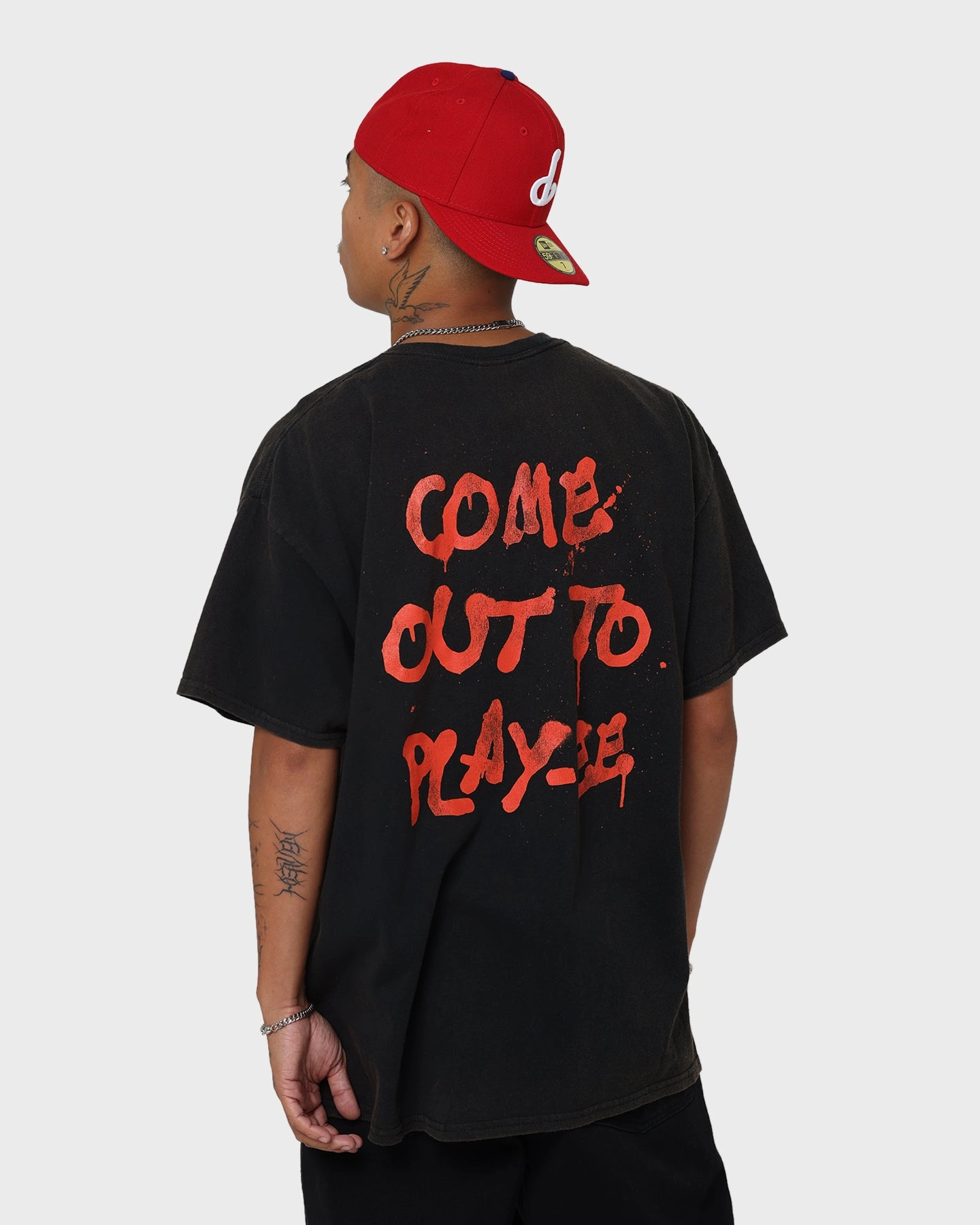 American Thrift X The Warriors The Warriors Vintage T-Shirt Black Wash Travel Style Trend