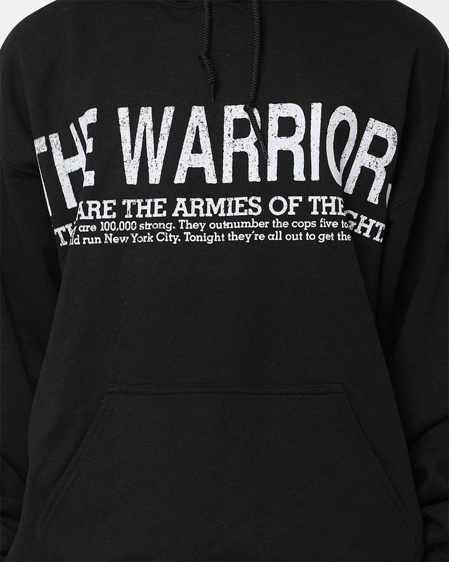 American Thrift X The Warriors Warriors Night Hoodie Black Permit