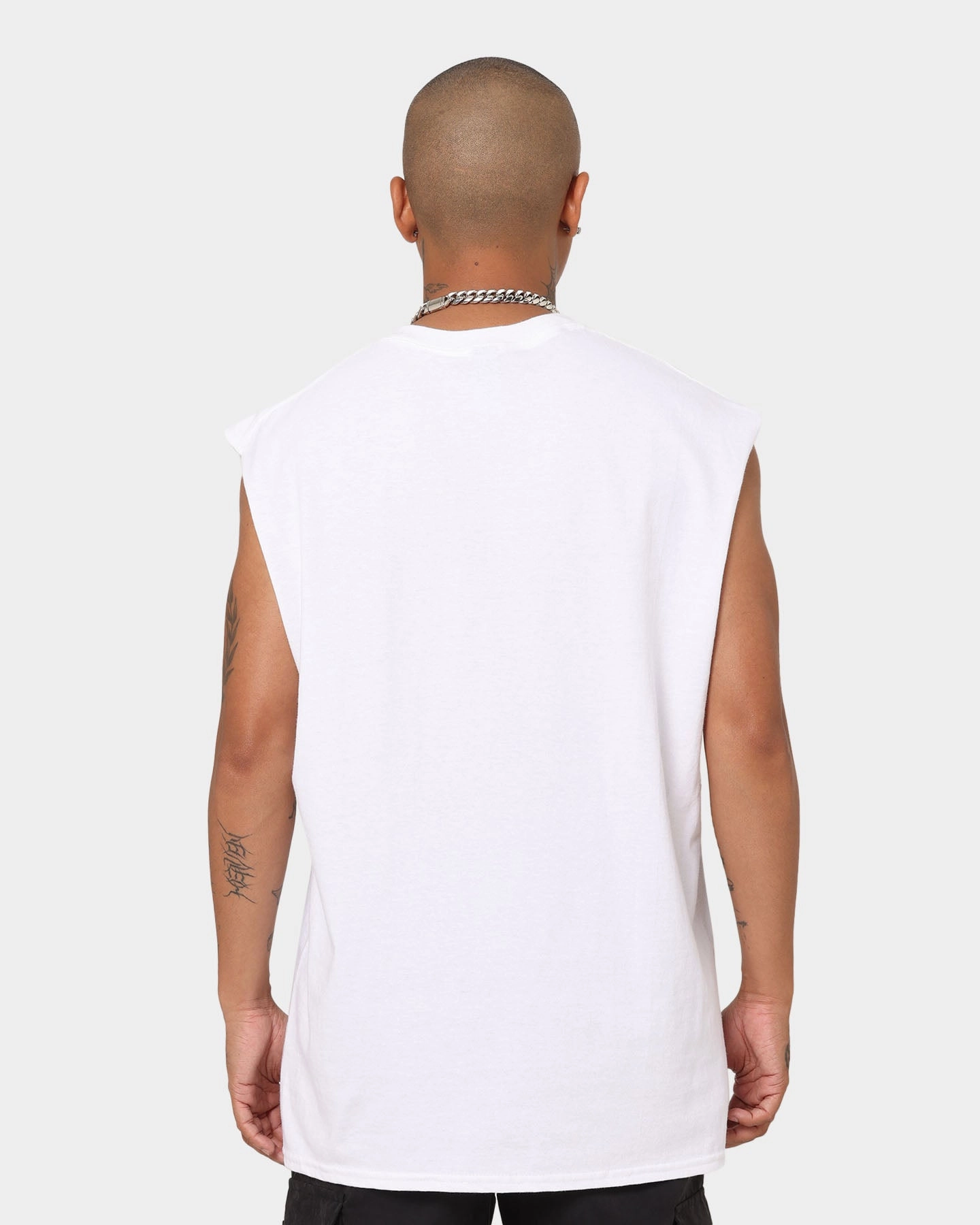 BiodegradableMaterial Recycled Polyester Blend AND1 Pass Muscle T-Shirt White