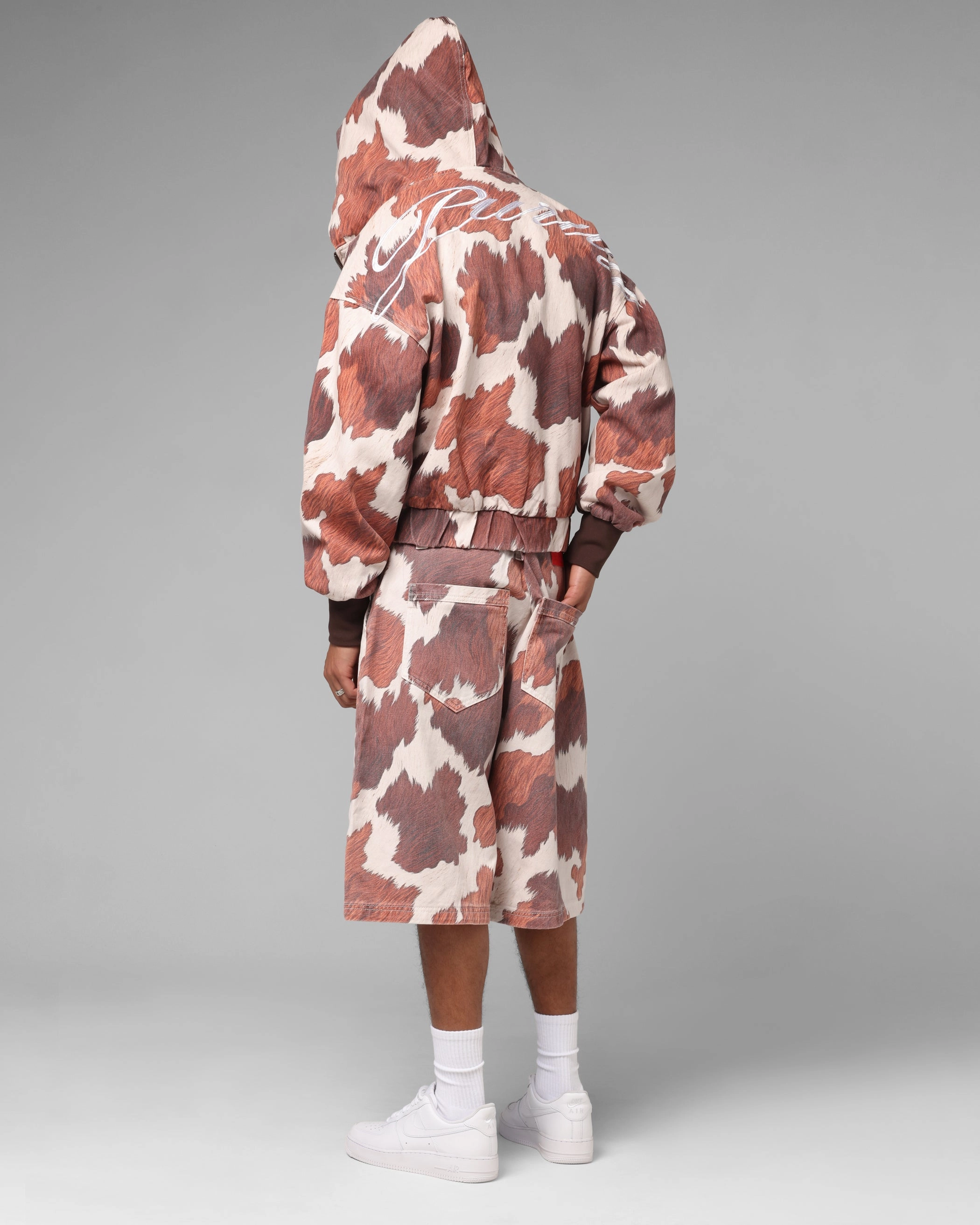 Loiter Hide Zip Jacket Cowhide snap-up Weekend Fit