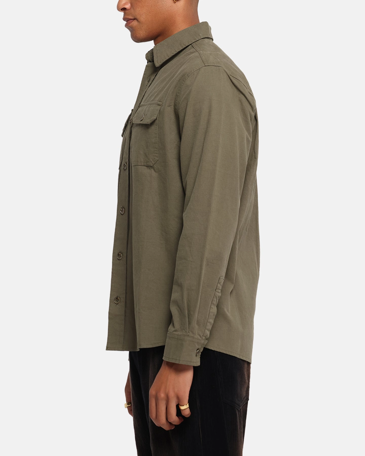 Urban Style Cozy Feel XXIII Slub Overshirt Khaki