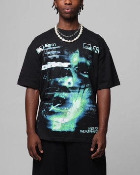 Basic Piece Loiter Night Crawler Drop T-Shirt Black