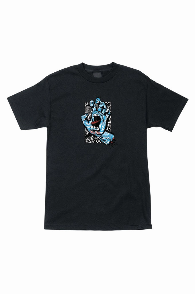 Santa Cruz Flier Hand Tee Essential Style Wear Retro Style