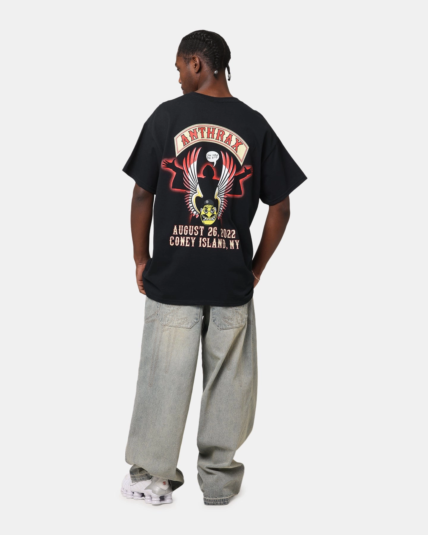 Cool Fit Anthrax Coney Island T-Shirt Black