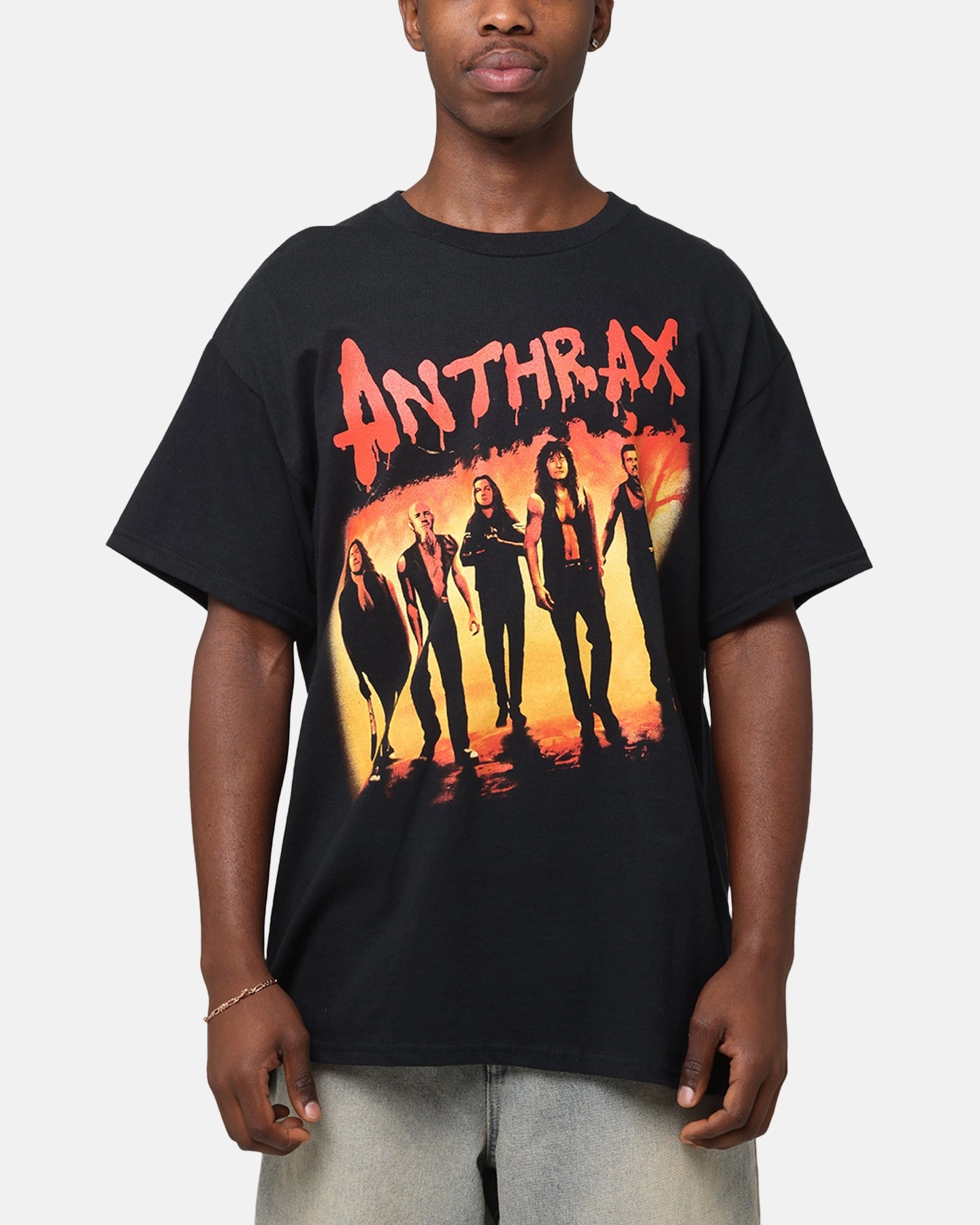 Anthrax Coney Island T-Shirt Black Classic Style Trend Everyday Top
