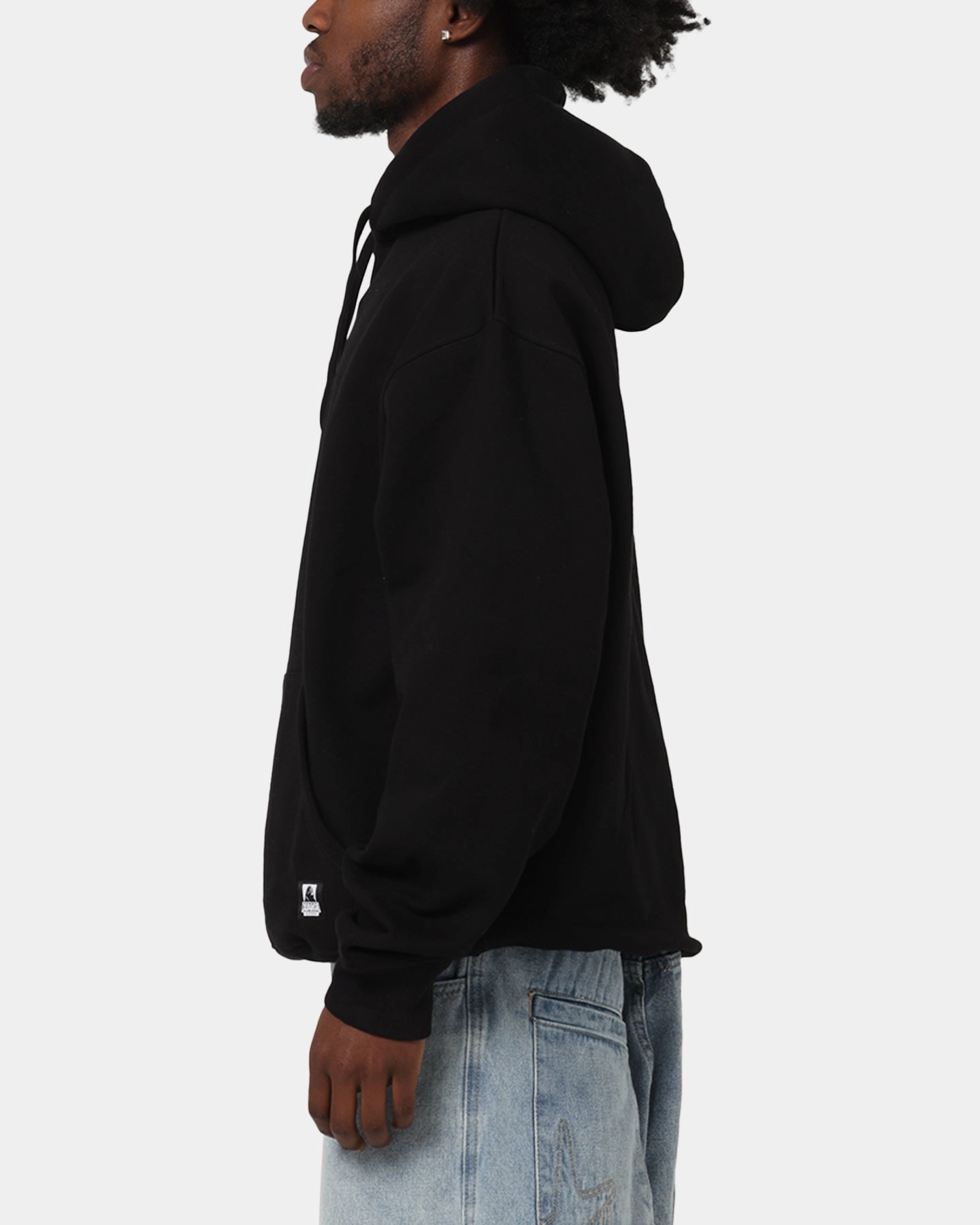 X-Large Frog Hoodie Pigment Black Customized second hand
