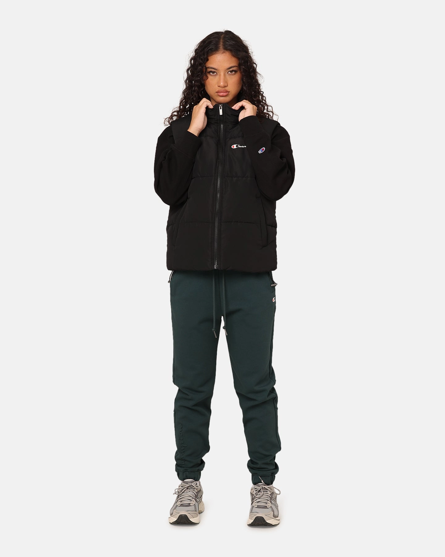 Activewear Champion Women's Rochester Puffer Vest Black