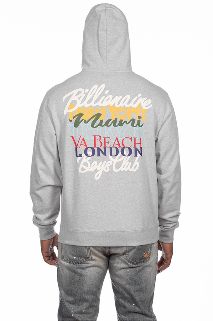 amphibious operation Reinforced Side Seams Anti - corrosion Billionaire Boys Club BB World Tour Hoodie