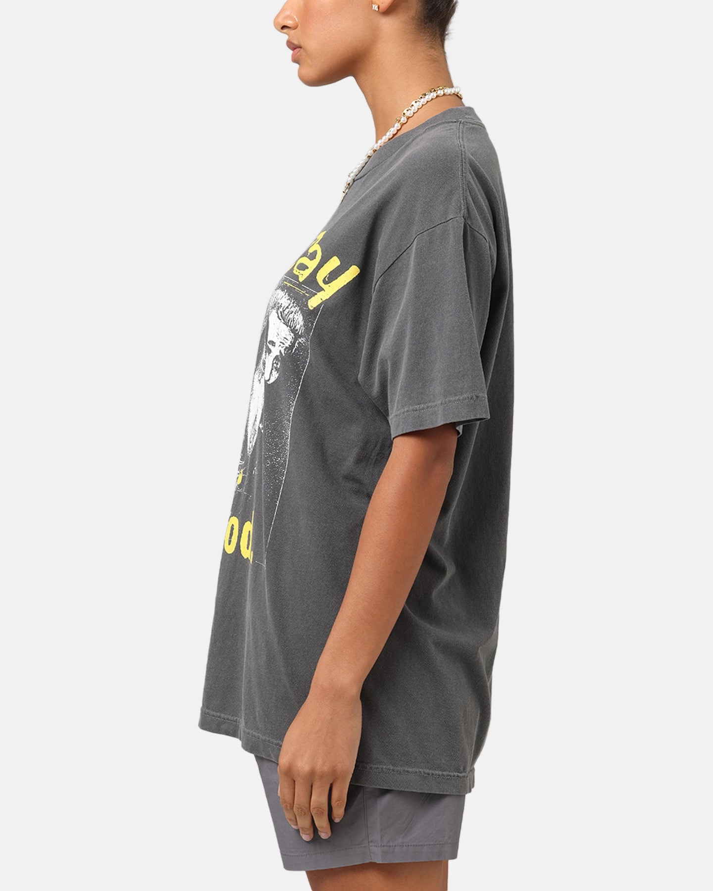 NeutralTonesCollection Green Day Nimrod Vintage T-Shirt Faded Black