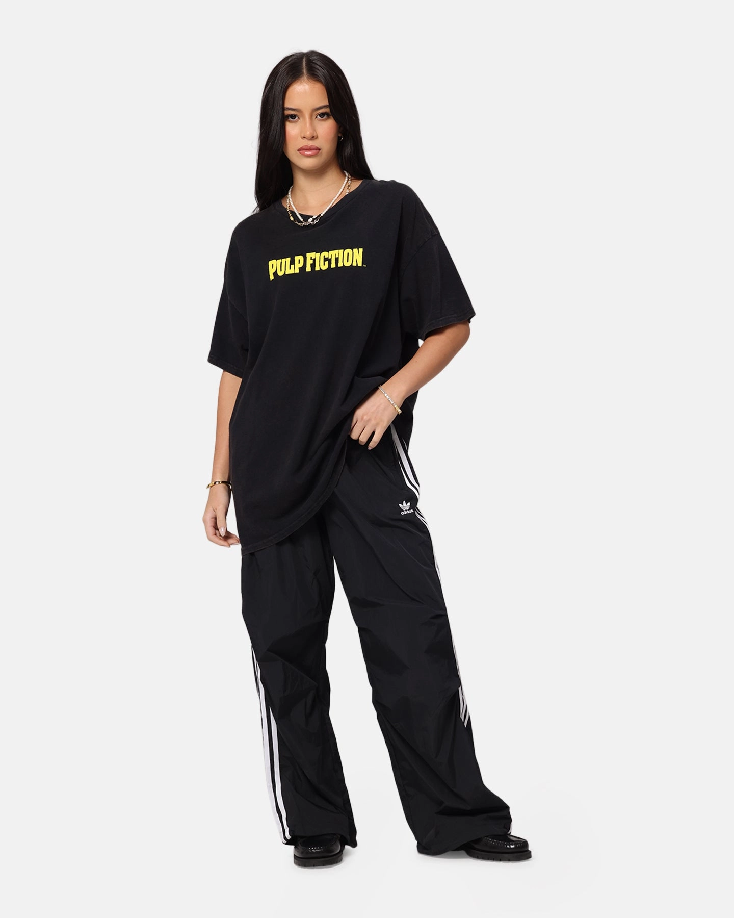 Pulp Fiction Mia Wallace Vintage T-Shirt Black Vintage Non-toxic