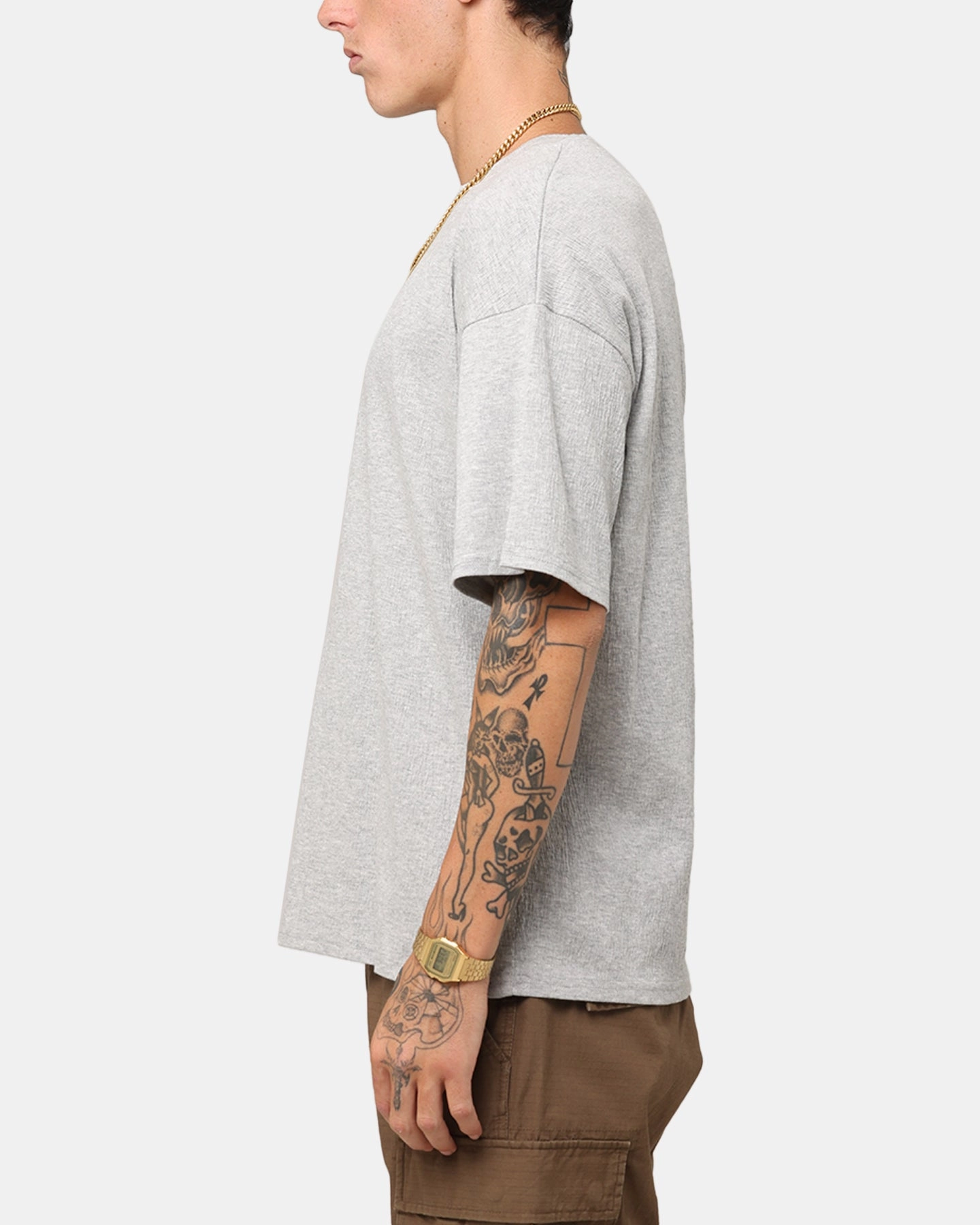 XXIII Sahara T-Shirt Grey Marle Leisure Casual