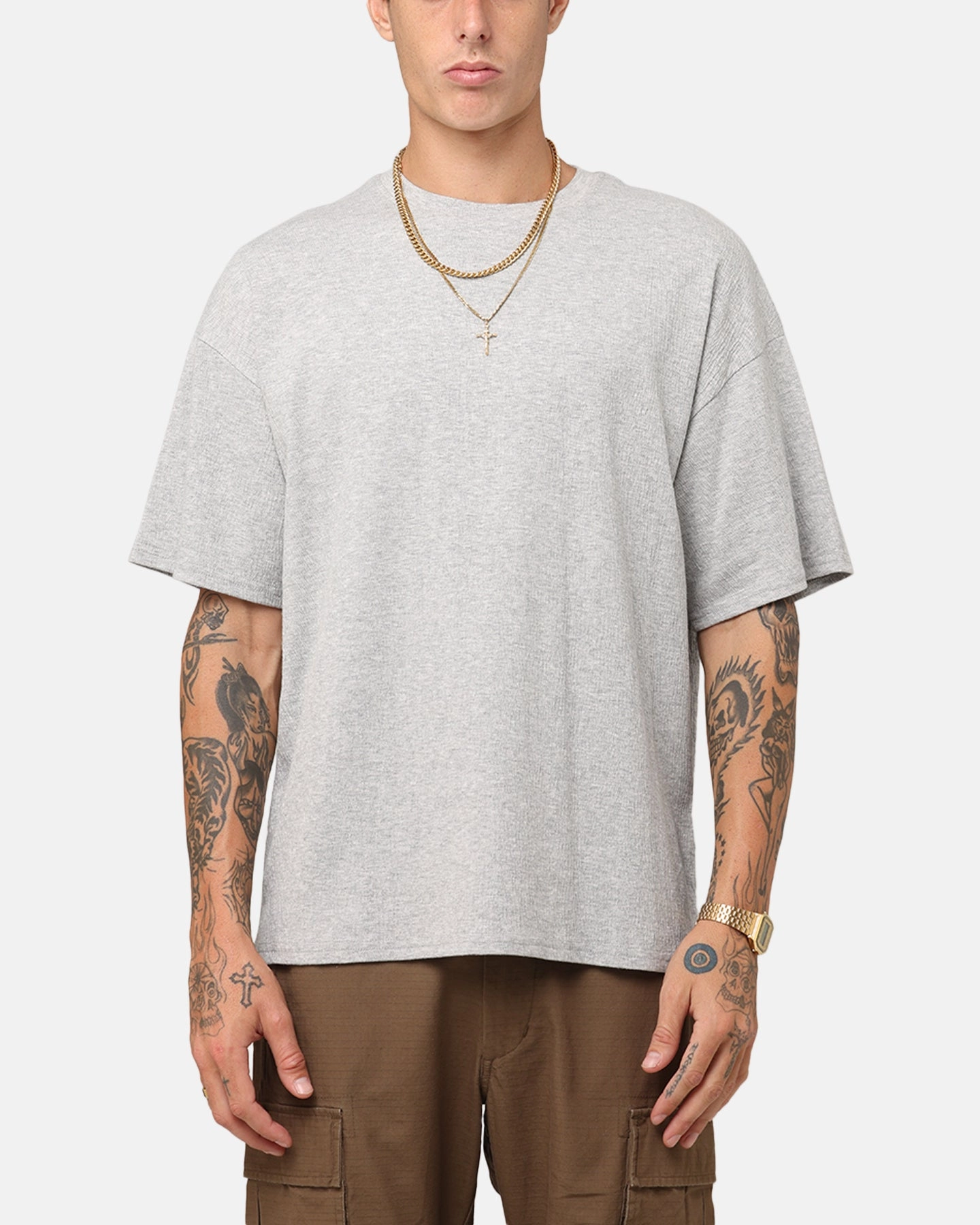 XXIII Sahara T-Shirt Grey Marle Feminine Fit