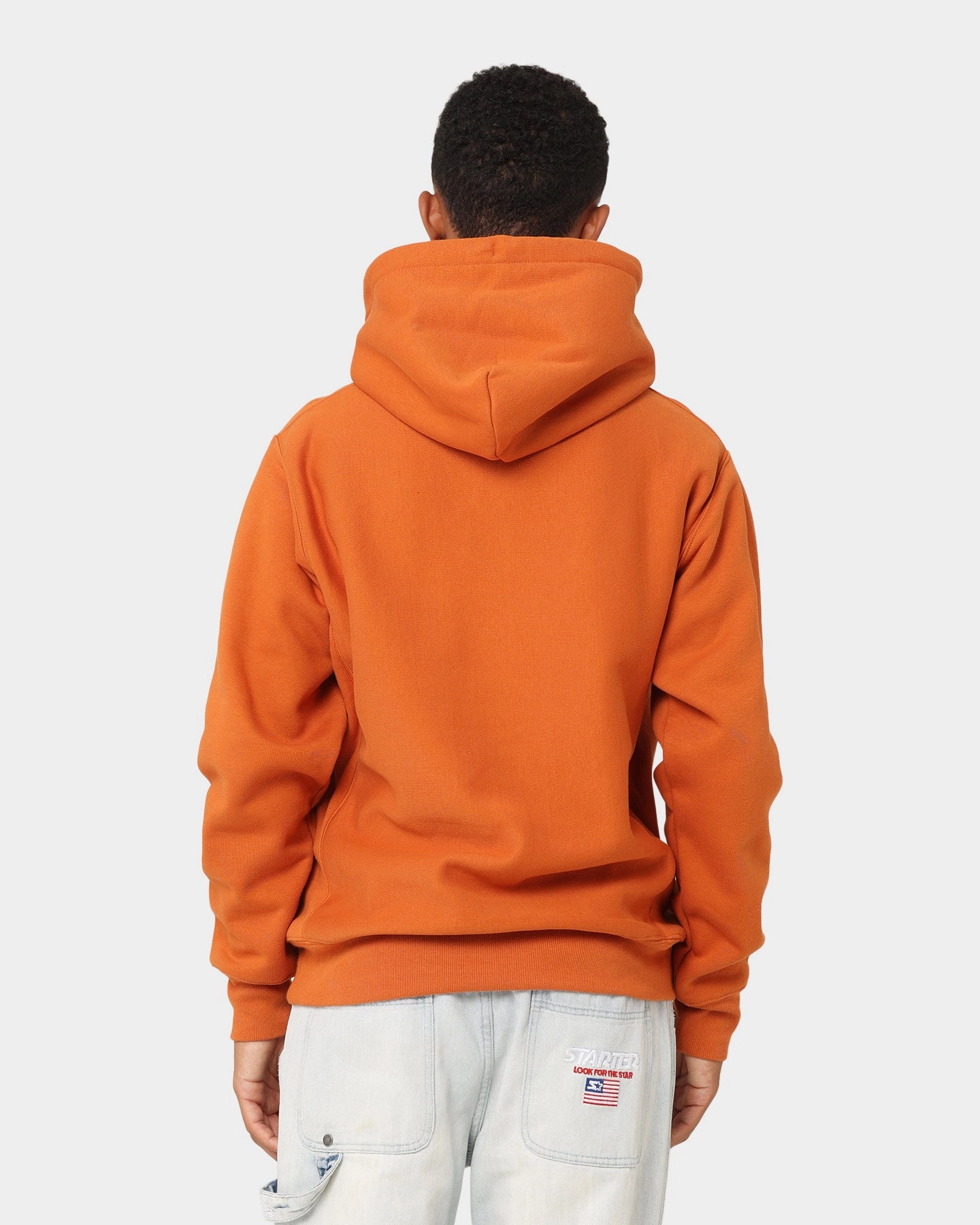 birthday business people Champion Reverse Weave Cursive Logo Hoodie Cinnamon Haze